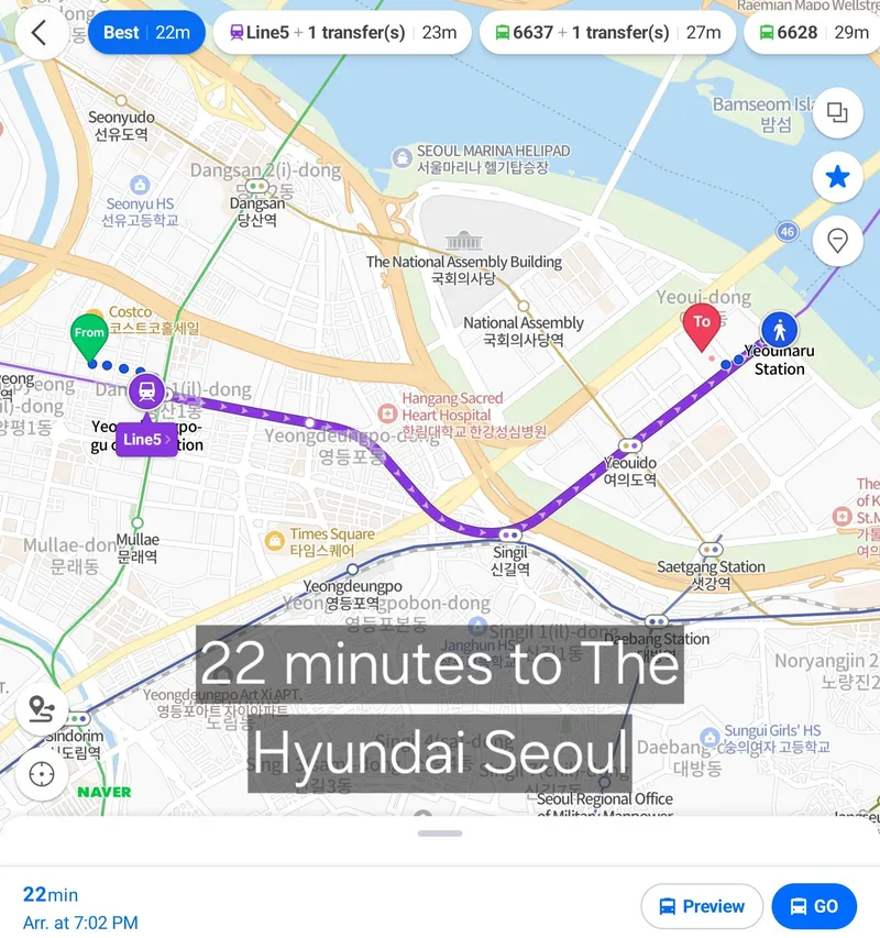 [Yeongdeungpo, Seoul] Two Room, 5-minute walk from Yeongdeungpo-gu Office Station (Lines 2 and 5) 24