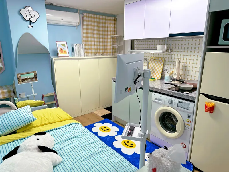 [Dongjak, Seoul][Seoul Sadang] A month-long stay in a fully-equipped officetel on Lines 2, 4, and 7, brimming with childlike innocence. 2