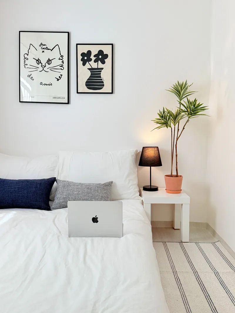 [Guro, Seoul] Fully furnished, white wood-toned two-room apartment, 10 minutes from Gaebong Station 14