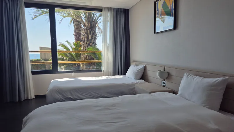 [Seongsan, Seogwipo] Ocean Gallery Premier House ☆ Panoramic ocean view in 1 second when you open your eyes ☆ 50 pyeong. 3 rooms 2