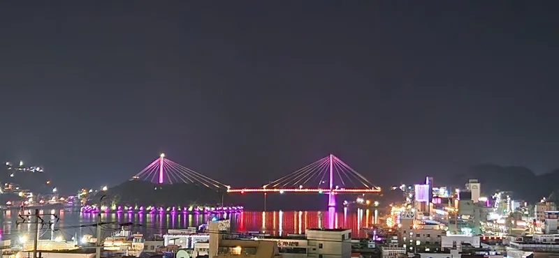[전남 여수] 돌산대교 야경뷰가 예쁜 단독 24