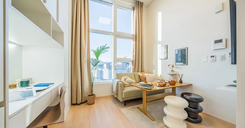[Dongdaemun, Seoul] Fully furnished duplex officetel in the vicinity of Hoegi Station on Line 1 2