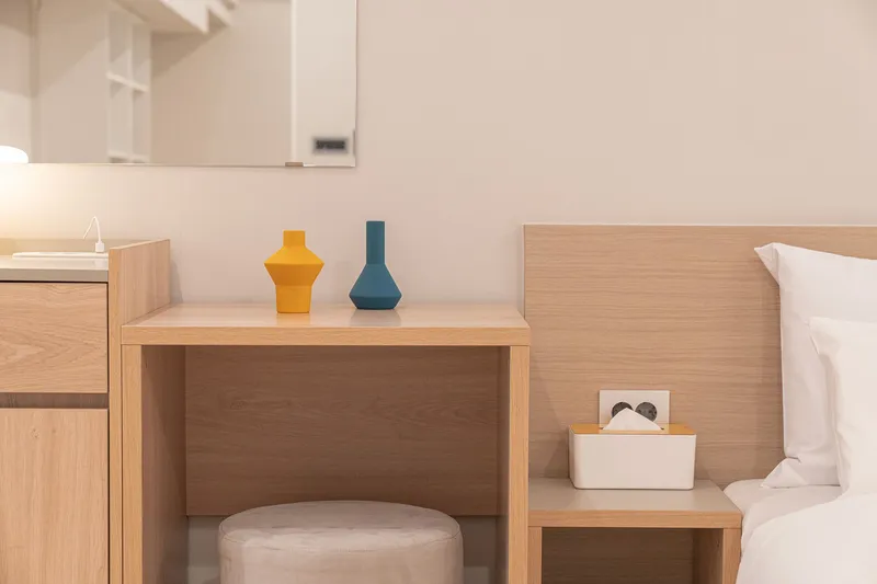 [Cheonan] 5 min walk from Dujeong Station #Near the food alley #Standard room #Parking #Non-smoking 26