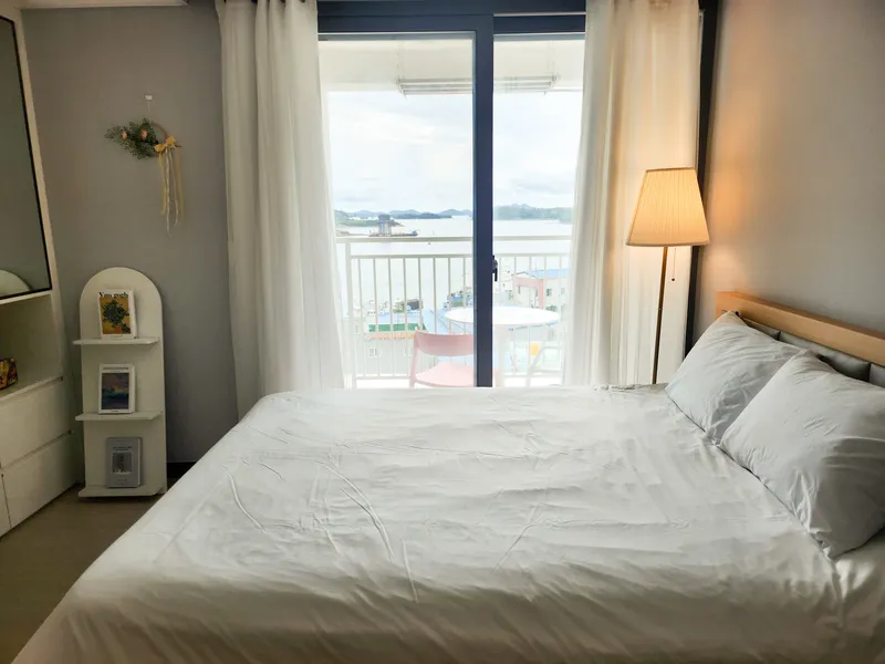 [Yeosu] Ocean View/Workation/10 Minutes to Tourist Attractions/Residence/Cooking/Full Options/Quiet/ 4