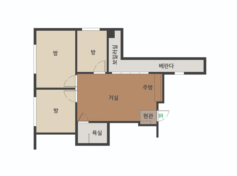 [Gangdong, Seoul] 3-room apartment near Olympic Park in the vicinity of Dundun-dong Station 50