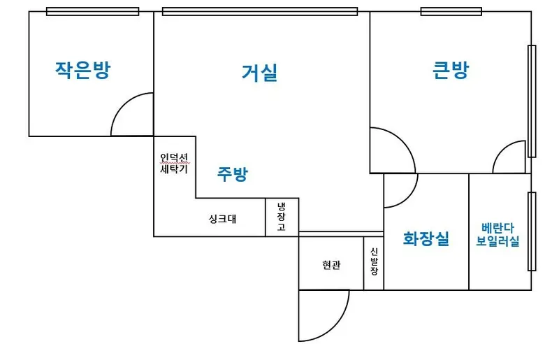 [Gangnam, Seoul] 5-minute walk from Daecheong Station, Fully Furnished Two-Room Apartment #SamsungHospital #SRT 17