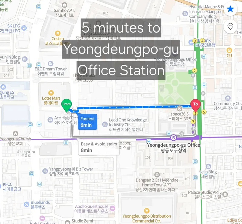 [Yeongdeungpo, Seoul] Two Room, 5-minute walk from Yeongdeungpo-gu Office Station (Lines 2 and 5) 21