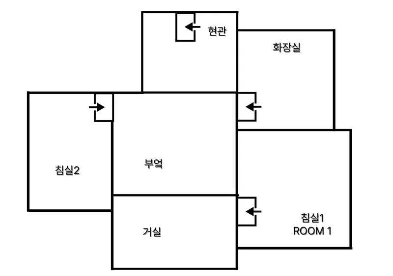 [Gangnam, Seoul] 2-room apartment, 1 minute from Unju Station in Nonhyeon-dong 44