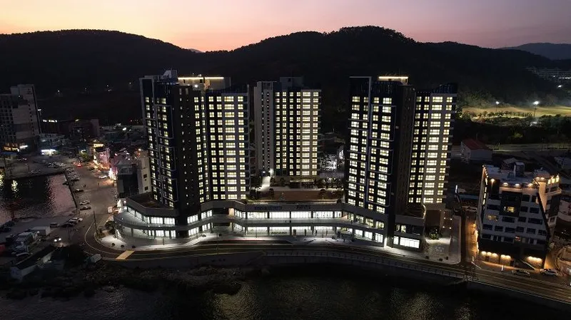 [Gijang, Busan] Newly built apartment with 3 bedrooms and 2 bathrooms, with a special ocean view/Great place for golf 18