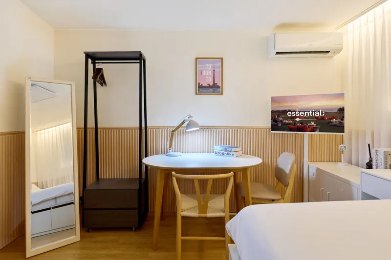 [Songpa, Seoul] Fully furnished studio apartment, 10 minutes walk from Samjeon Station (Line 9) and Seokchon Gobun Station in Samjeon-dong 7