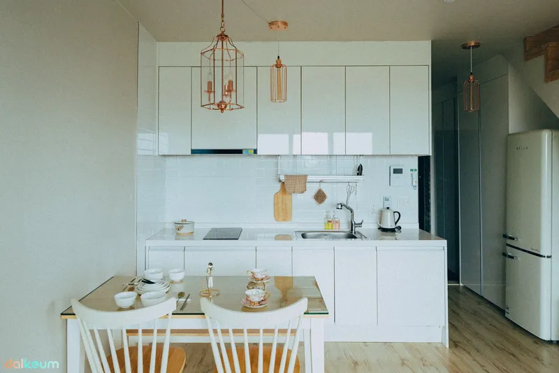 [Jocheon, Jeju] 13-pyeong duplex one-room stay #Tangerine field view #Natural room (utilities included) 16