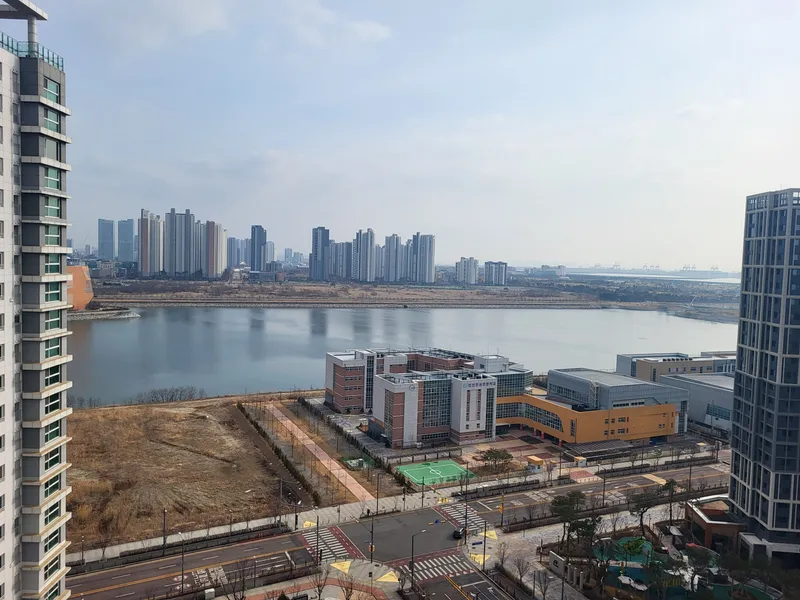 [인천 연수] 송도 호수뷰 오션뷰 신축 아파트 일몰 맛집 12