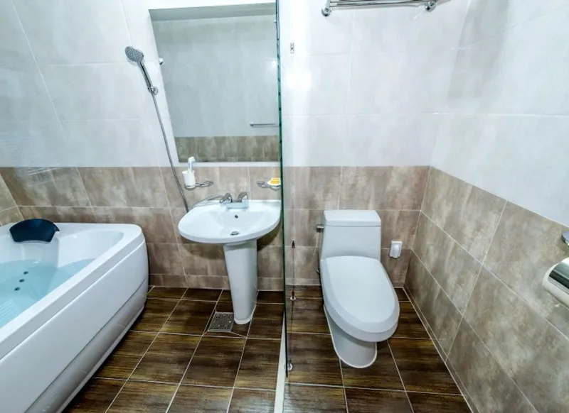 [Namwon, Seogwipo][Room 203] Spacious 2-person spa with cool view terrace and cool duplex 21