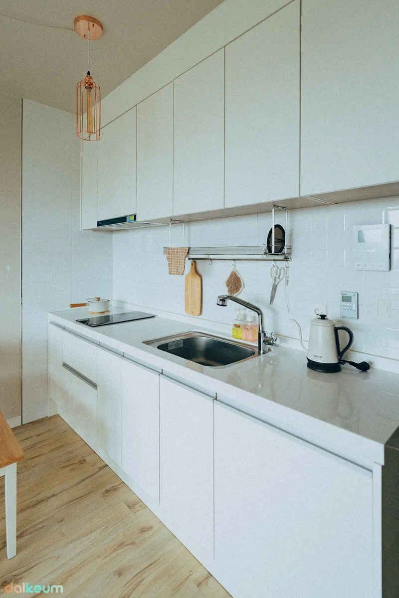 [Jocheon, Jeju] 13-pyeong duplex one-room stay #Tangerine field view #Natural room (utilities included) 15