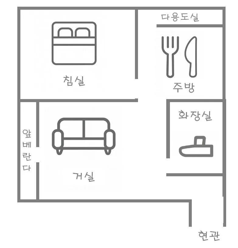 [Gangnam, Seoul] Spacious, well-appointed 1-room, 1-living room, quick parking, Gangnam Yeoksam Station, Severance Hospital 27
