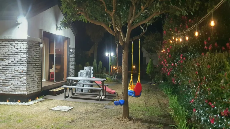 [제주 구좌] 비자림 옆 잔디마당과 수영장.테라스 룸 있는 복층-독채 43