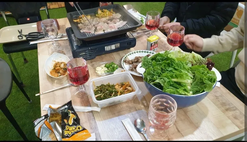 [Gyeongju][Gyeongju, Gyeongsangbuk-do] Eupseong-an/Hwangridan-gil 2nd floor terrace barbecue 19