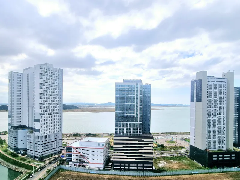 [Ansan][Ansan Bandal Island] High-rise Ocean View Two-Room Fully Furnished Queen Bed 2 Netflix Nearby Amenities Sihwa 26