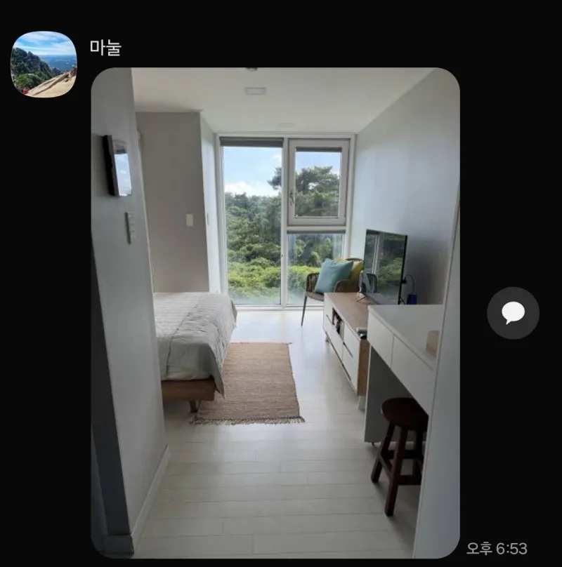 [Hallim, Jeju][Jeju Geumneung] A spacious one-room apartment on the third floor, surrounded by the forest and a delicious restaurant with natural lighting. 2
