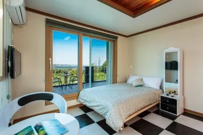 [Namwon, Seogwipo] Ocean View One Room Cozy A # Spacious Outdoor Terrace 3