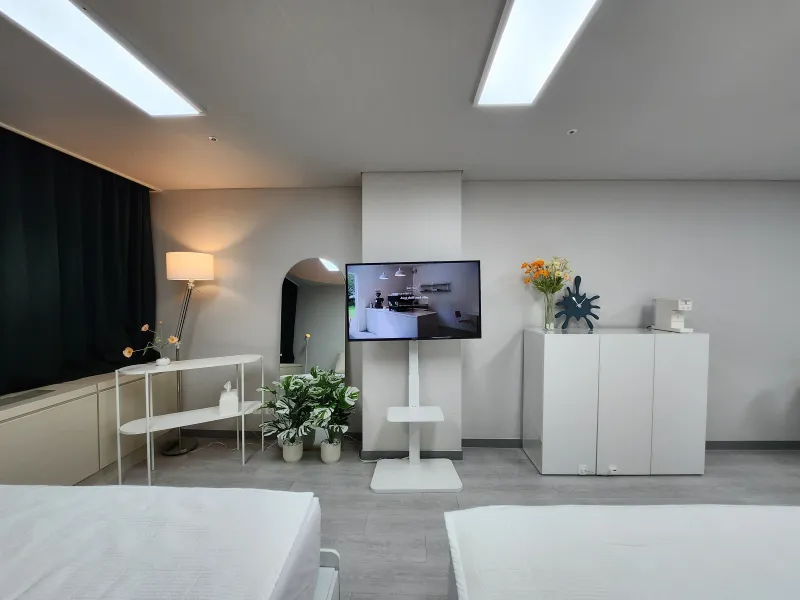 [Gangnam, Seoul] 4-person room near Suseo Station. Spacious space. 3-minute subway ride. 3-minute shuttle to Samsung Hospital. 2