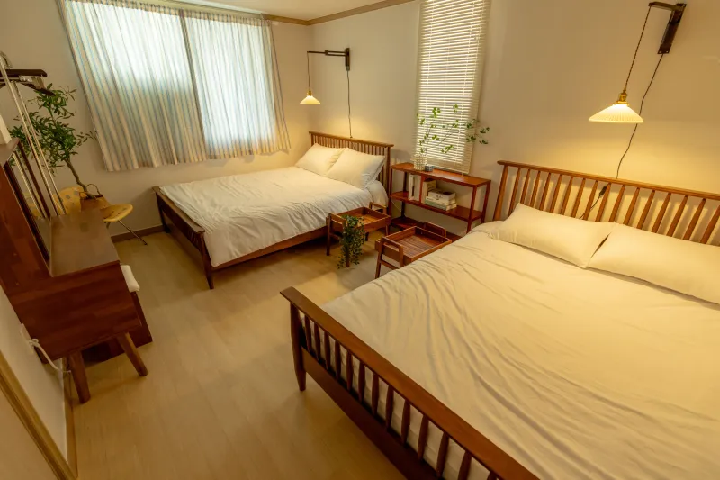 [Cheonan] 15 minutes on foot from Cheonan Asan Station/Two rooms/6 people/Buldang-dong food alley/1 minute on foot from bus 3