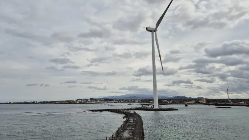 [Hangyeong, Jeju] A three-story detached house with a view of Chagwido Island and windmills. 46