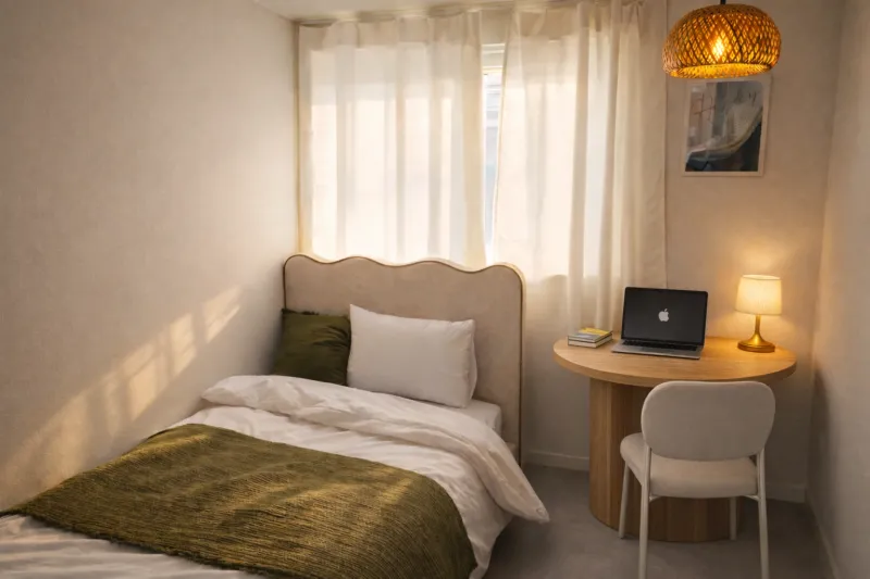 [Seongbuk, Seoul] Modern 3-room apartment, 5 minutes walk from subway station + emotional camping rooftop 9