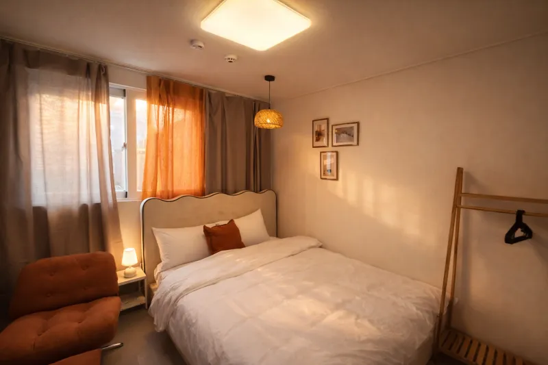 [Seongbuk, Seoul] Modern 3-room apartment, 5 minutes walk from subway station + emotional camping rooftop 5