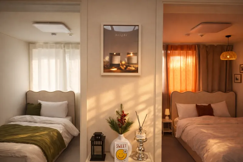 [Seongbuk, Seoul] Modern 3-room apartment, 5 minutes walk from subway station + emotional camping rooftop 7