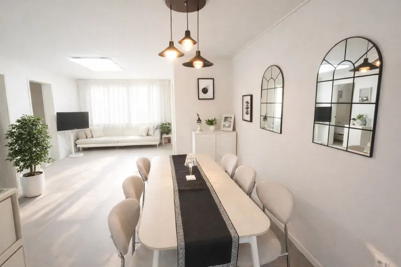 [Seongbuk, Seoul] Modern 3-room apartment, 5 minutes walk from subway station + emotional camping rooftop 12