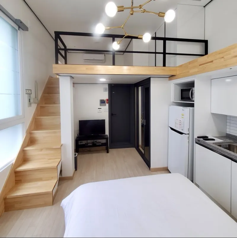 [Dongjak, Seoul] Duplex Officetel in Prime Location near Isu Station #DoubleBed #FullyFurnishedResidence 3