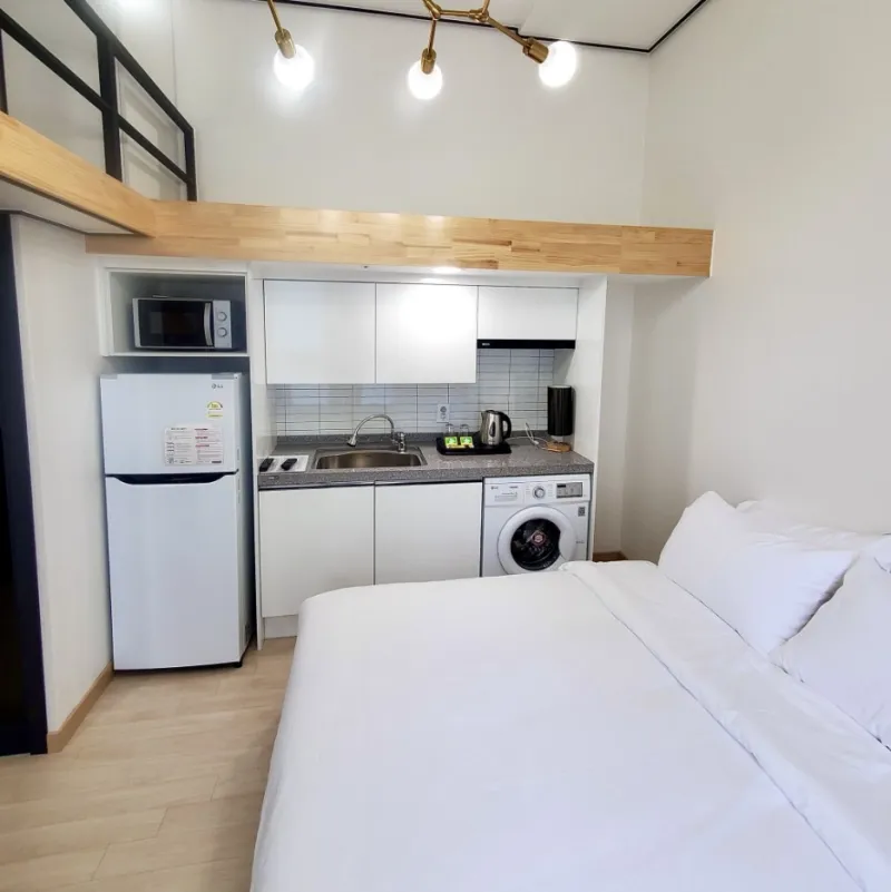 [Dongjak, Seoul] Duplex Officetel in Prime Location near Isu Station #DoubleBed #FullyFurnishedResidence 2