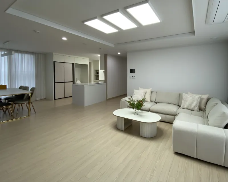 [Aewol, Jeju] Newly built top floor ocean view 3-room + duplex terrace 18
