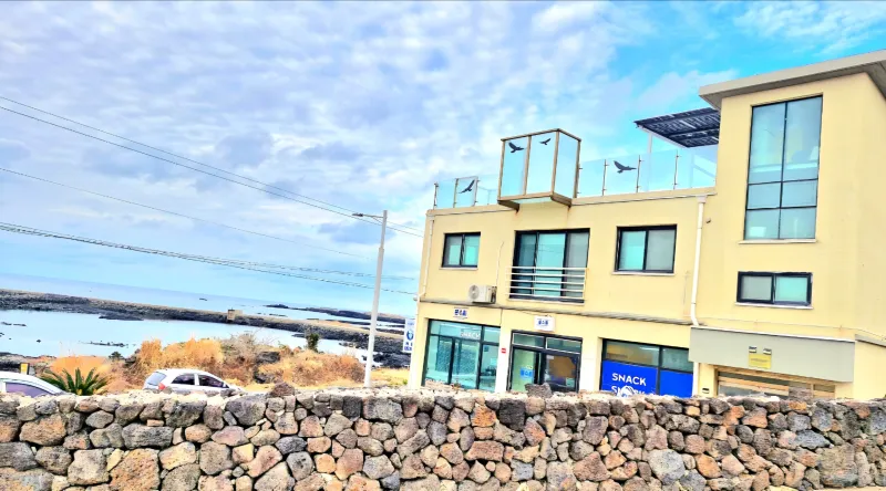[제주 한경] 바다가 정원인 202호,일몰뷰최고.돌담예쁜정원.해안도로걷기 44