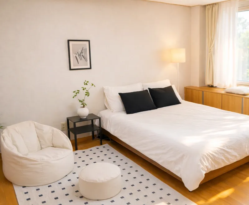[Anyang] 1 minute from Pyeongchon Station | Stylish accommodation with hotel-level cleanliness | Quiet | Free parking | Great location 5