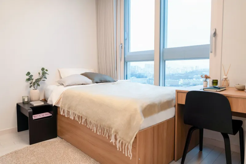 [Dongdaemun, Seoul] Fully furnished 2-room officetel with community facilities 3