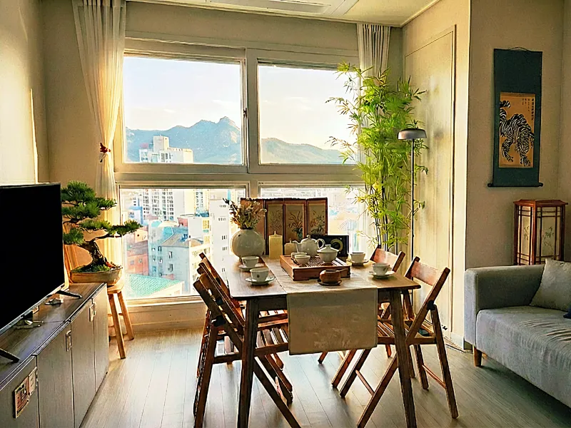 [Eunpyeong, Seoul] 10 minutes from Hongdae, 3 minutes walk from Saejeol Station, newly built two-room apartment for up to 4 people 24