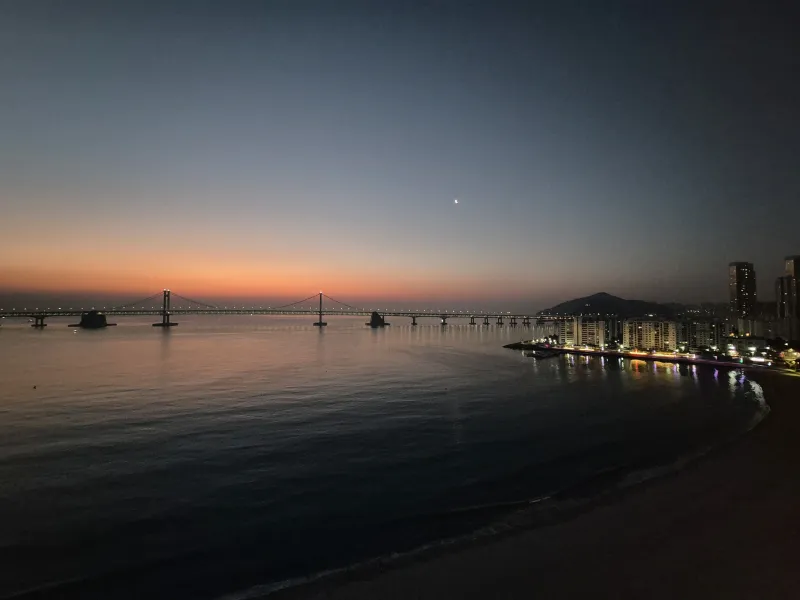 [부산 수영] 광안리 /오션뷰가 보이는 테라스  # 해수욕장 10초 컷 13