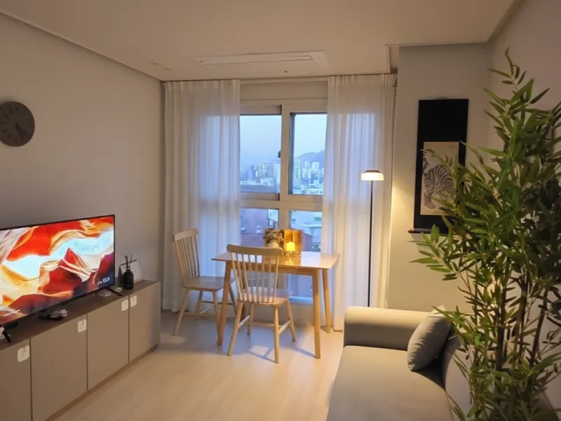 [Eunpyeong, Seoul] 10 minutes from Hongdae, 3 minutes walk from Saejeol Station, newly built two-room apartment for up to 4 people 17