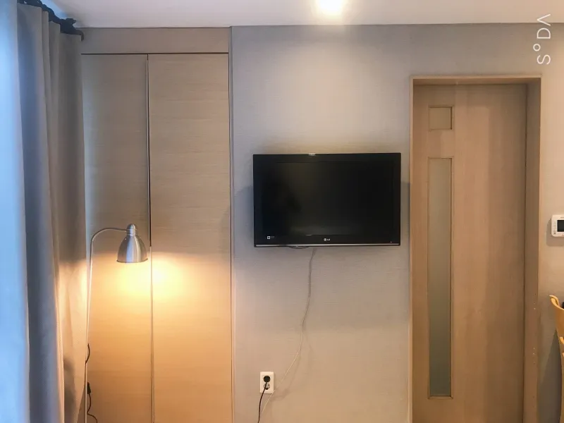 [Yongsan, Seoul] A fully furnished one-room apartment with a beautiful rooftop, a 5-minute walk from Itaewon Station. 3