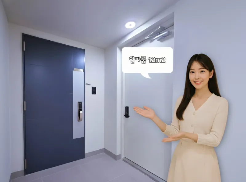 [충남 아산] 불당 천안아산역 3룸 아파텔 이지더원 스테이 47