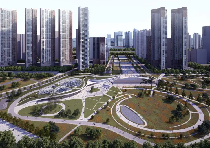 [Hwaseong] Walking distance from Dongtan Station #65-inch TV 21