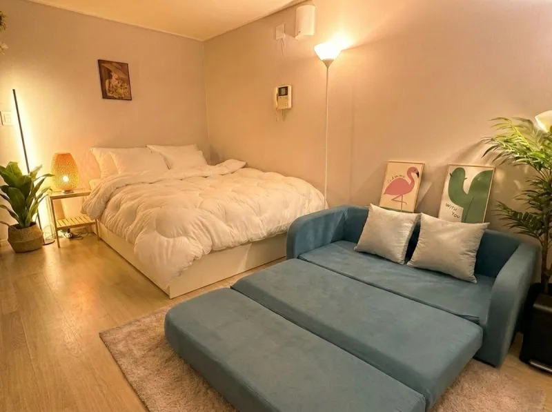 [Seongdong, Seoul][3 minutes from Wangsimni Station] Seongsu Seoul Forest Hanyang University / Free parking / City view / Full option / Pets / 3-4 people 6