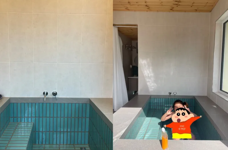 [Daejeong, Seogwipo] A completely private house with a yard all to itself, a green jacuzzi, and a private rabbit. 5