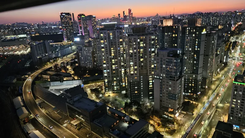 [Yongsan, Seoul] Samgakji Station Skyline View 17