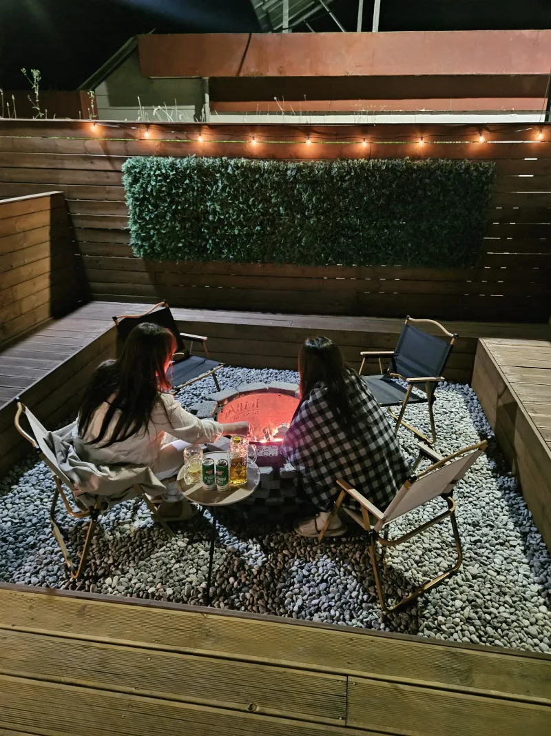 [강원 강릉] 시골 불멍 맛집 #바다 가까운 산뷰 #애견동반 가능 22