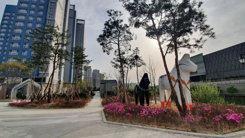 [Hwaseong][Dongtan Station] Newly built apartment within walking distance, 42 pyeong, 4 rooms, 2 bathrooms 19