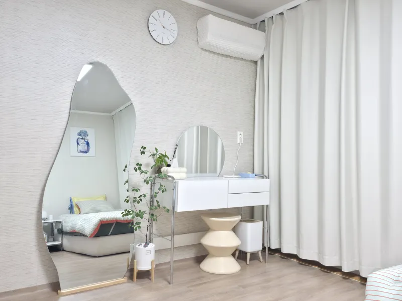 [Seo-gu, Daejeon] 5 minutes from Tanbang Station, Dunsan living area / Two-room / Free parking / Business trips, Monthly stays 5