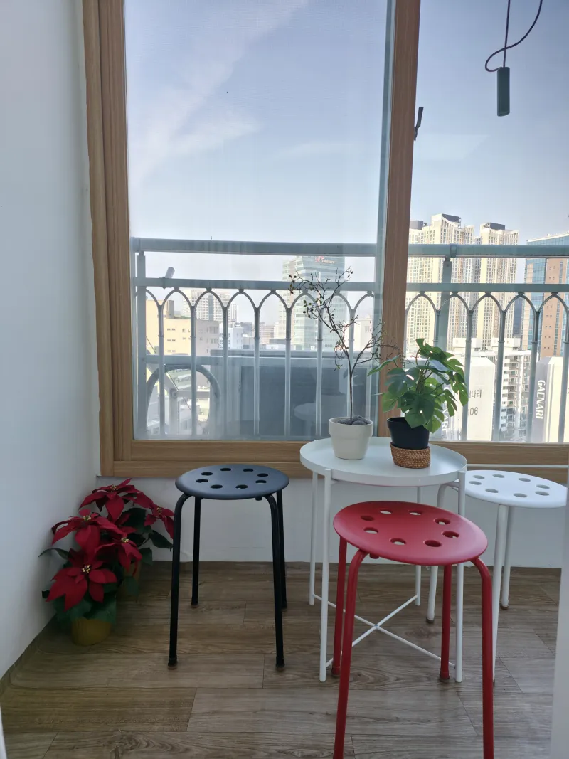 [Seo-gu, Daejeon] 5 minutes from Tanbang Station, Dunsan living area / Two-room / Free parking / Business trips, Monthly stays 18